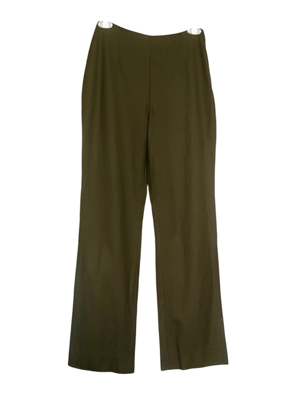 Ralph Lauren Black Label Wool Pants Minimalist Office Casual Classic SZ 4 Green